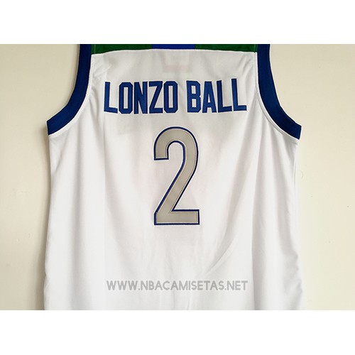 Camiseta Huskies Lonzo Ball NO 2 Blanco
